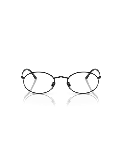 Giorgio Armani Black Ar 131Vm 3001 Optical Frames Metal Transparent Round Normal for men