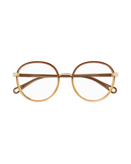 Chloé Black Ch0033O 008 Optical Frames Bio-Inject Transparent Round