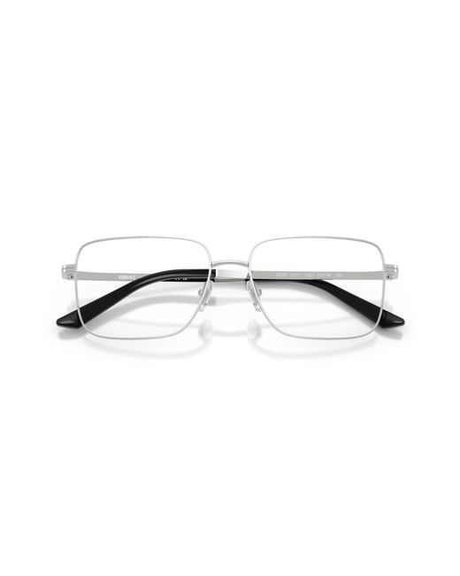 Versace Black Ve1311 1001 Optical Frames Metal Pillow Normal for men
