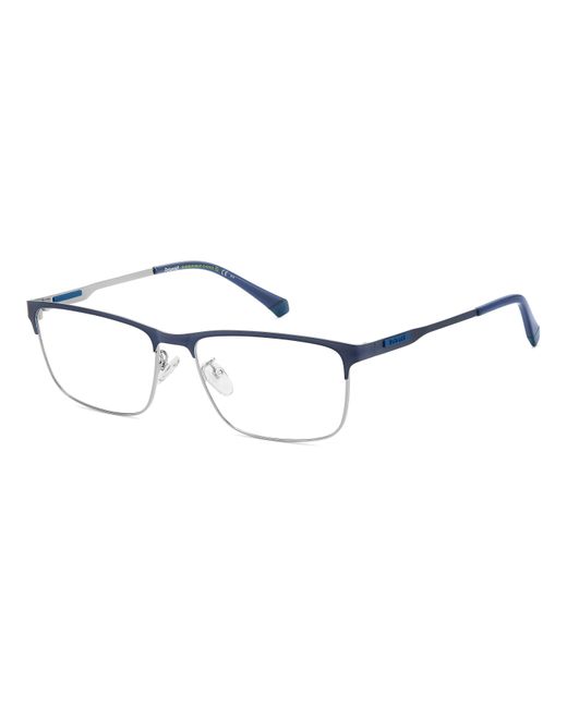 Polaroid Black Pld D495/G Ku0 Optical Frames Metal Squared for men