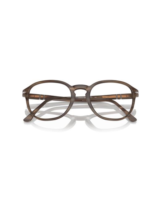 Persol Black Po3343V 1208 Optical Frames Acetate Transparent Pantos Normal