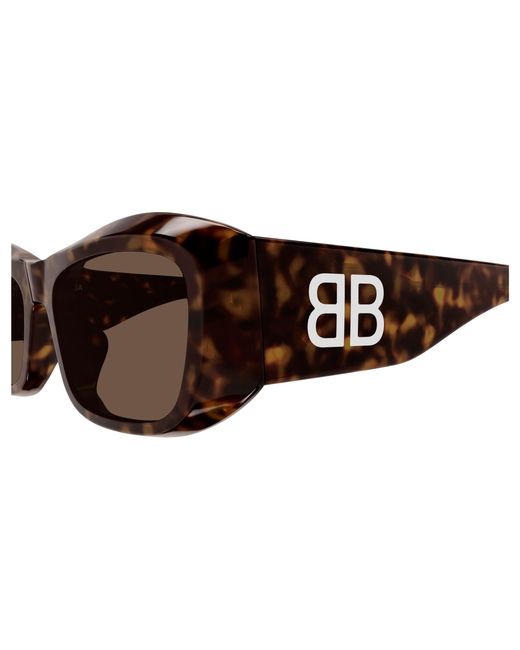 Balenciaga Black Bb0397Sa 002 Sunglasses Acetate Squared