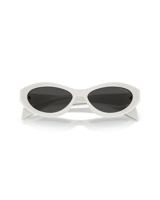Prada Black Pr 26Zs 17K08Z Sunglasses Acetate Geometric Normal