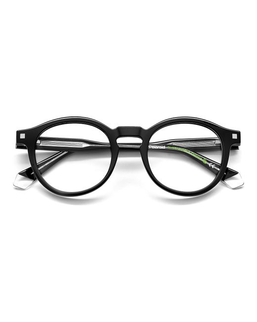 Polaroid Black Pld D492 807 Optical Frames Plastic Round for men
