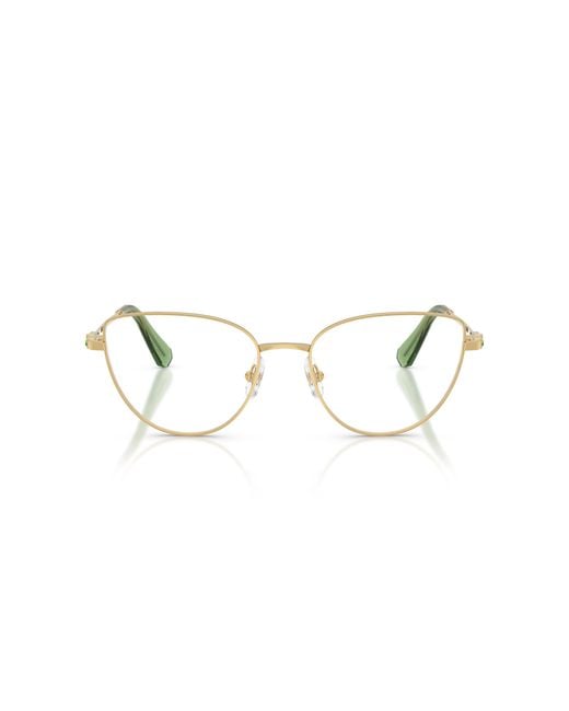 Swarovski Black Sk1007 4017 Optical Frames Metal Cat Eye Normal