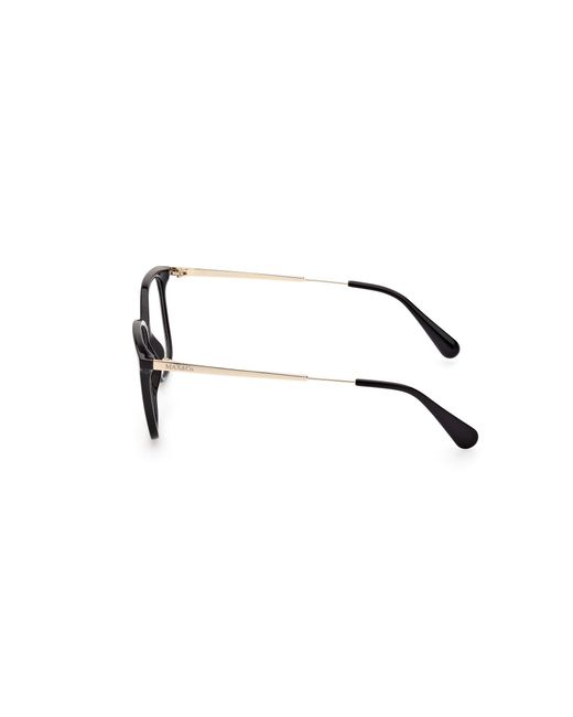 MAX&Co. Black Mo5104 001 Optical Frames Injected Squared Normal