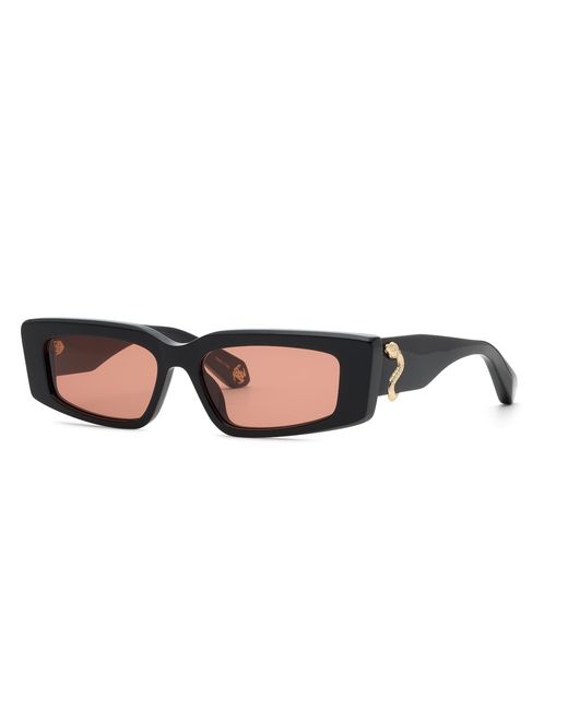 Roberto Cavalli Black Src185 700Y Sunglasses Acetate Squared Normal