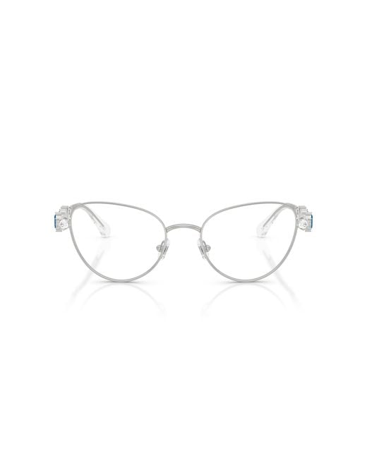 Swarovski Black Sk1024 401A Optical Frames Metal Cat Eye Normal