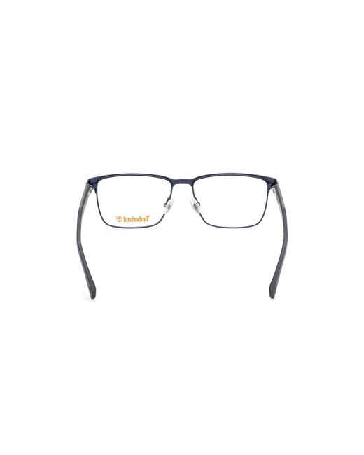 Timberland Black Tb1721 091 Optical Frames Metal Squared Normal for men