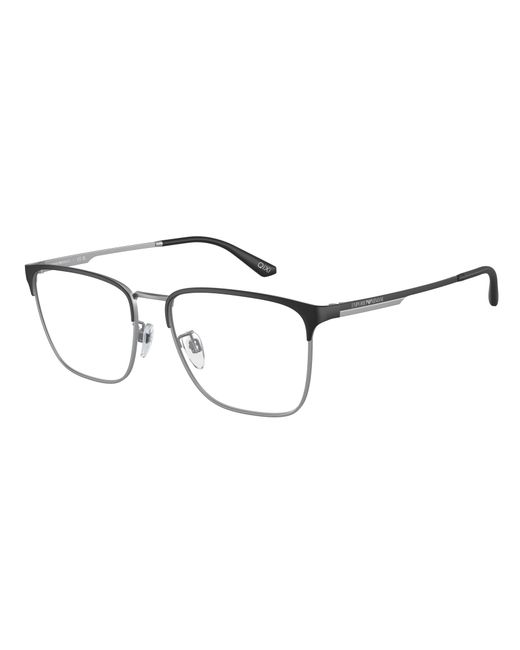 Emporio Armani Black Ea1146D 3061 Optical Frames Metal Transparent Pillow Normal for men