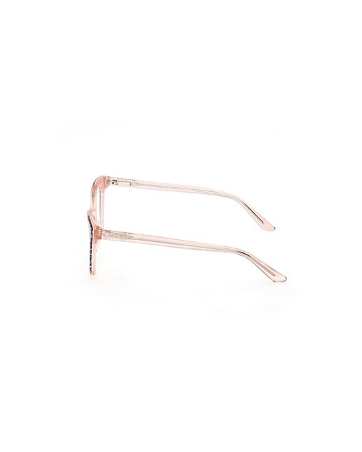 Guess Black Gu50268 059 Optical Frames Acetate Squared Normal