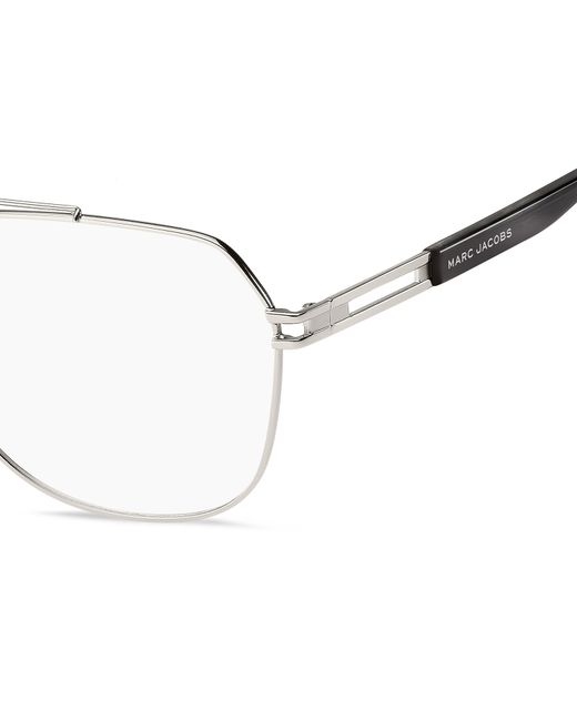 Marc Jacobs Black Marc 751 0Ih Optical Frames Steel Pilot for men