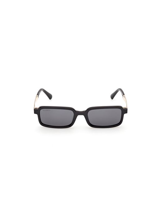 MAX&Co. Black Mo0159 01A Sunglasses Injected Smoke Squared Normal