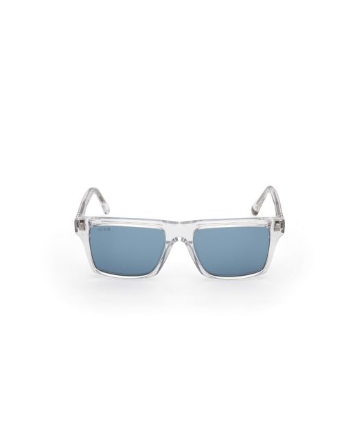 Web Blue We0383 26V Sunglasses Acetate Squared Normal for men