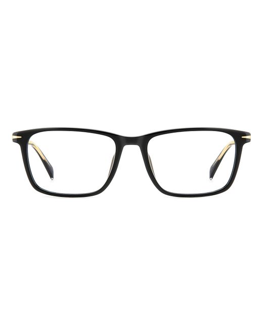 David Beckham Black Db 1154/F 807 Optical Frames Acetate Squared for men