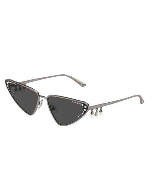 Jimmy Choo Black Jc4001B 300487 Sunglasses Metal Cat Eye Normal