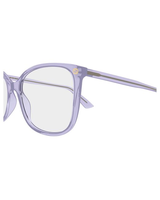 Gucci Black Gg0026O 027 Optical Frames Acetate Transparent Cat Eye