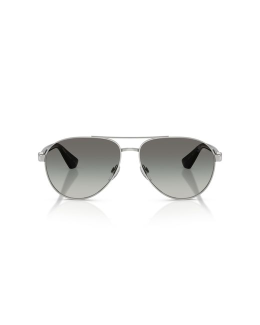 Burberry Black Be3167 100511 Sunglasses Metal Pilot Normal Shaded for men