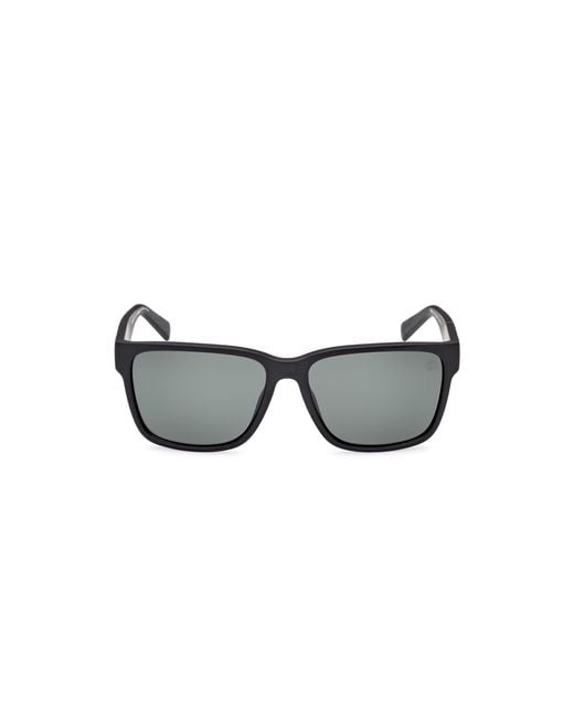 Timberland Black Tb9335-H 02R Sunglasses Injected Squared Polarized for men