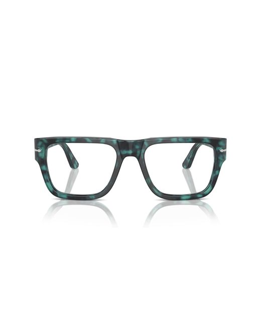 Persol Black Po3348V 1211 Optical Frames Acetate Transparent Squared Normal