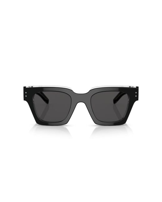 Dolce & Gabbana Black Dg4413 675/R5 Sunglasses Acetate Squared Normal for men