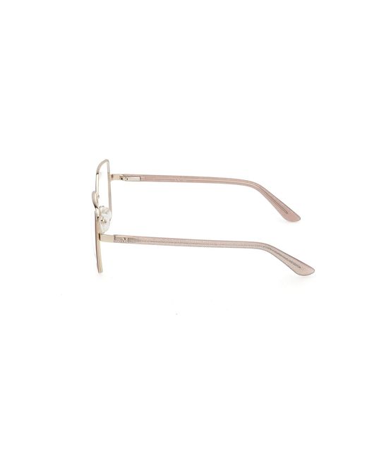 Guess Black Gm50014 059 Optical Frames Metal Squared Normal