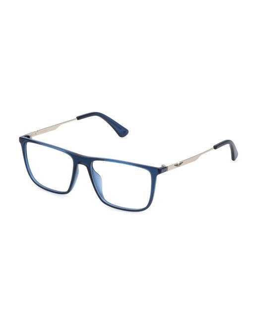 Police Black Vplp09 Origins Lite 27 0Agq Optical Frames Injected Squared for men