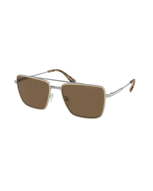Michael Kors Black Mk1154 Ridge 189373 Sunglasses Metal Squared Normal for men