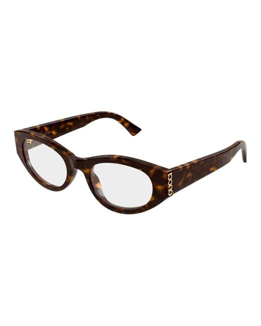 Gucci Black Gg2041O 002 Optical Frames Acetate Transparent Round