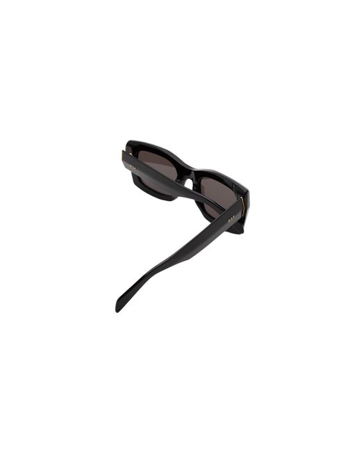 Retrosuperfuture Black D73 Komori Sunglasses Acetate Squared Normal