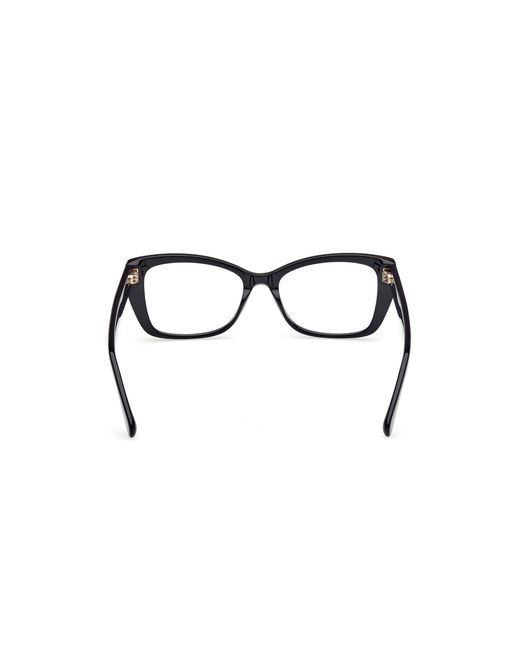 MAX&Co. Black Mo5181 001 Optical Frames Acetate Squared Normal