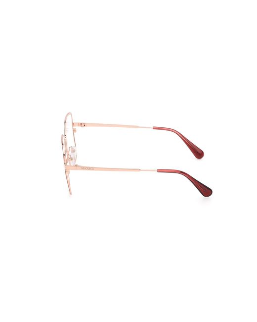 MAX&Co. Black Mo5166 071 Optical Frames Metal Squared Normal