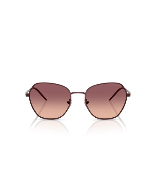 Emporio Armani Black Ea2161 34018D Sunglasses Metal Geometric Normal Shaded