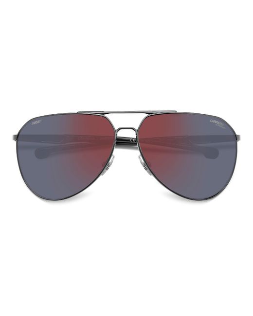 Carrera DUCATI Black Carduc 030/S 807/H4 Sunglasses Metal Smoke Pilot Polarized for men