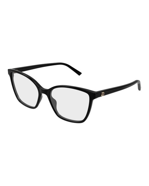 Gucci Black Gg1995O 001 Optical Frames Acetate Transparent Cat Eye