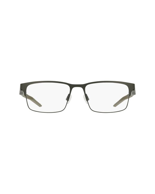 Nike Black 8154 302 Optical Frames Metal Squared Normal for men
