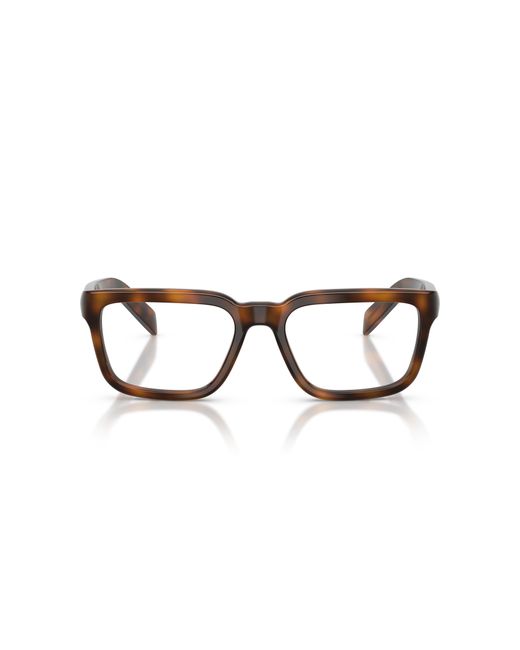 Prada Black Pr D04V 20D1O1 Optical Frames Acetate Transparent Pillow Normal