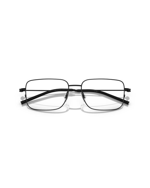 Moncler Black Me1004 1001 Optical Frames Steel Transparent Geometric Normal