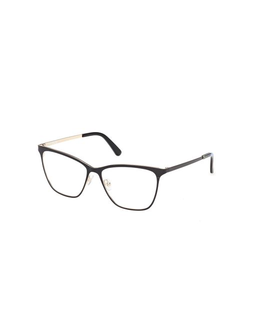 Emilio Pucci Black Ep5281 005 Optical Frames Metal Squared Normal