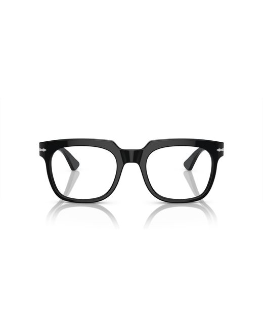 Persol Black Po3325V 95 Optical Frames Acetate Transparent Pillow Normal