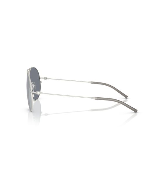 Moncler Black Me4002 Flyze 10041U Sunglasses Steel Pilot Mirror