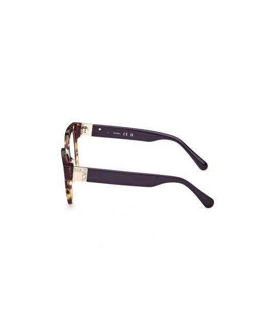 MAX&Co. Black Mo5193 056 Optical Frames Acetate Squared Normal