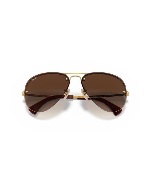 Ray-Ban Black Rb3449 Sunglasses Frame Brown Lenses for men