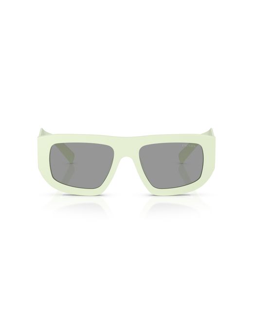 Prada Black Pr D04Su 05K50Q Sunglasses Acetate Geometric Normal