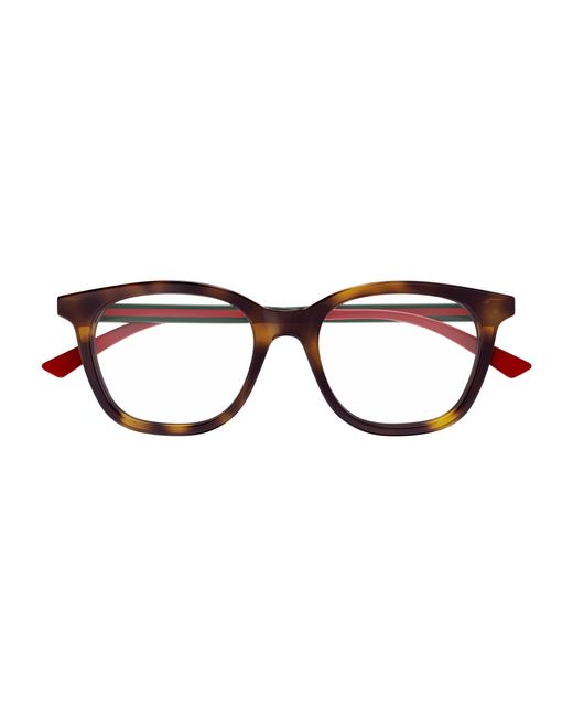 Gucci Black Gg1864O 002 Optical Frames Acetate Transparent Squared