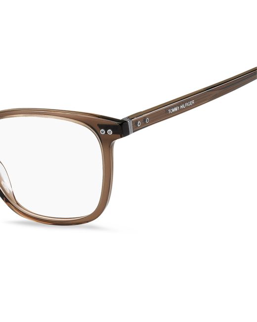 Tommy Hilfiger Black Th 1814 09Q Optical Frames Acetate Squared for men