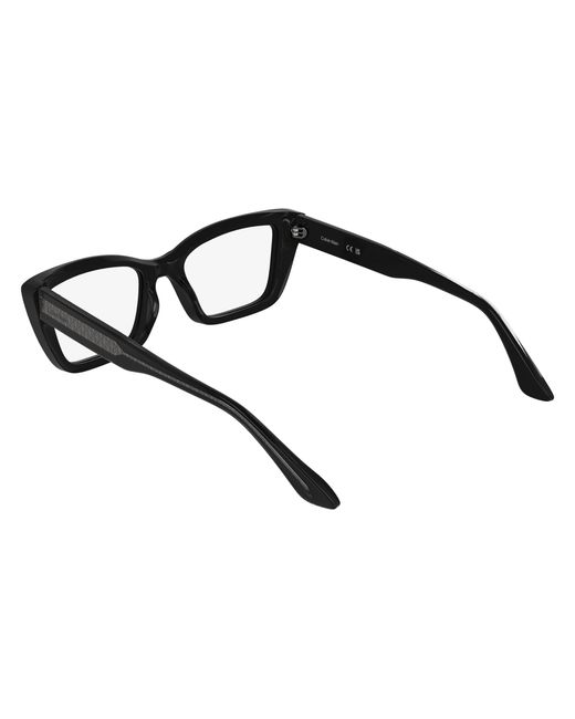Calvin Klein Black Ck25549 001 Optical Frames Acetate Cat Eye Normal