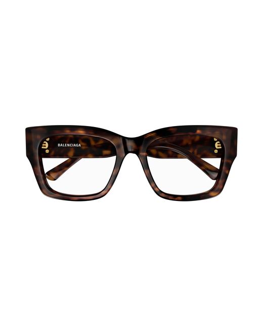 Balenciaga Black Bb0325O 007 Optical Frames Acetate Transparent Squared