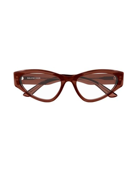 Balenciaga Black Bb0391O 004 Optical Frames Acetate Transparent Cat Eye