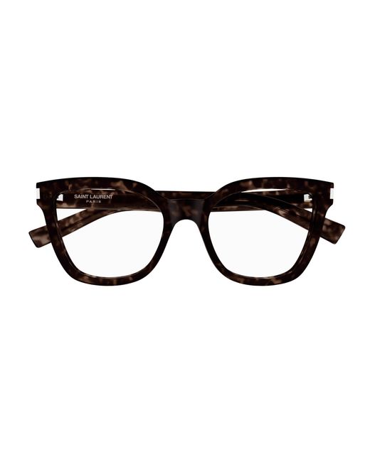 Saint Laurent Black Sl 748 002 Optical Frames Acetate Transparent Cat Eye